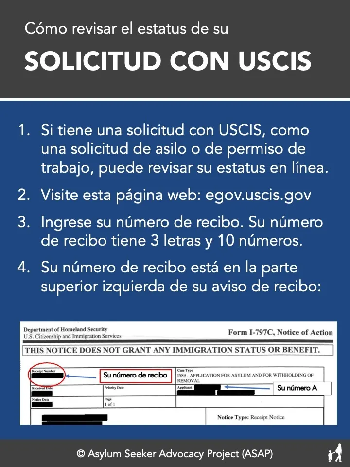 Como revisar el estatus de su Solicitud Con USCIS